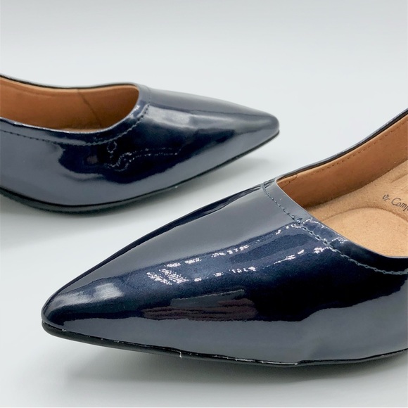 Sofft Altessa II Patent Leather Pump In Marine blue - Picture 7 of 12